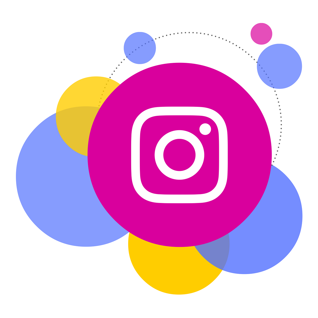 instagram logo, tiktok, bubbles-1985148.jpg